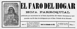 Prensa 1913 12 05 Portada EL FARO DEL HOGAR